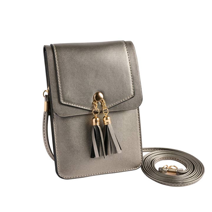 Kaleidoscope Accessories - Vente Sac à bandoulière – femme - Sac à bandoulière pour téléphone portable - Assortiment métallique2