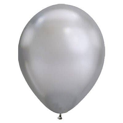 Premium Silver Latex Balloon Cluster (5", 11” and 17”) for wholesale by Ellie's Party Supply
