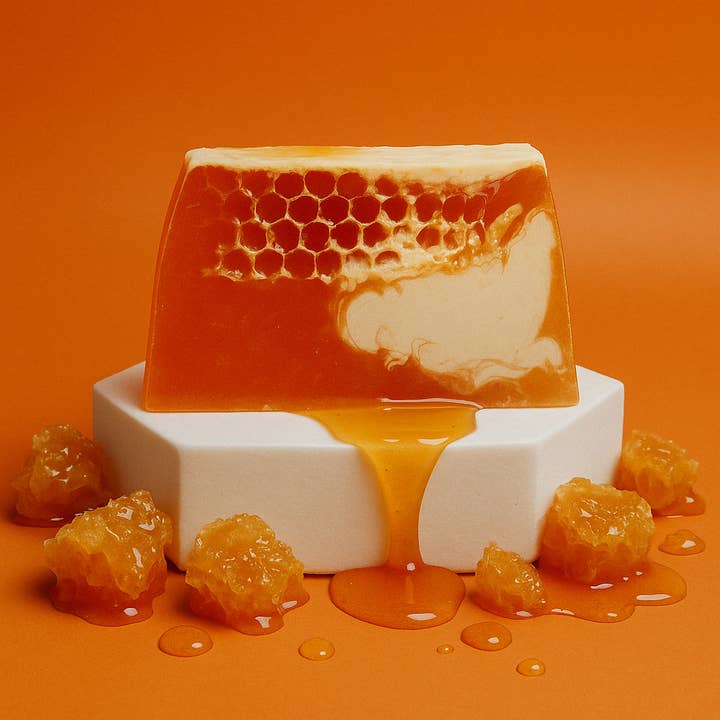 Creamy Honey Soap Slice x10 for wholesale by Palais des aromes