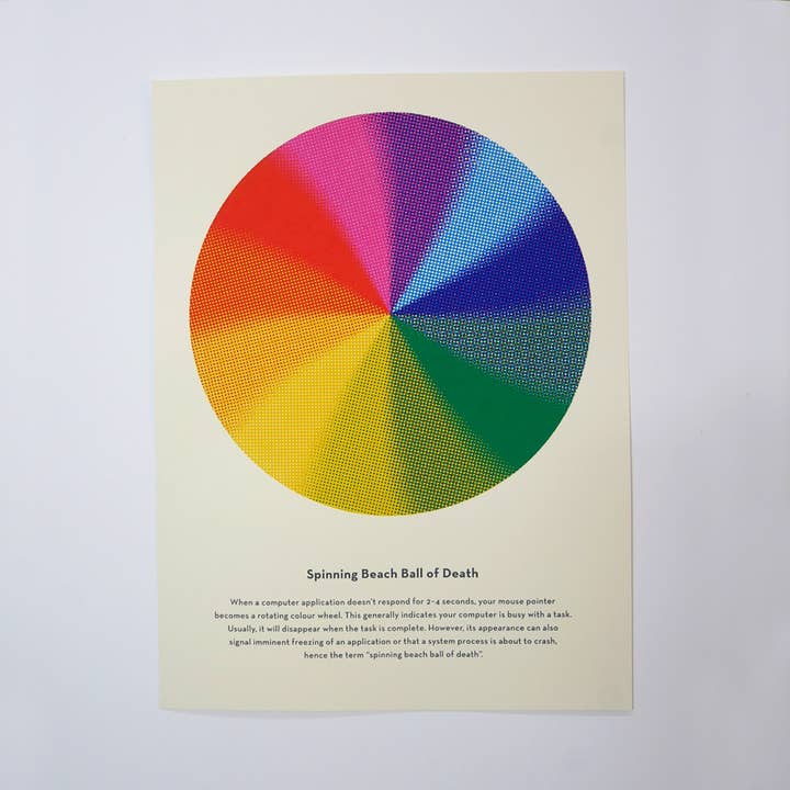 Kid Icarus - Poster «Spinning Beach Ball of Death», 30,5 x 40,6 cm per la vendita all'ingrosso da parte di Kid Icarus