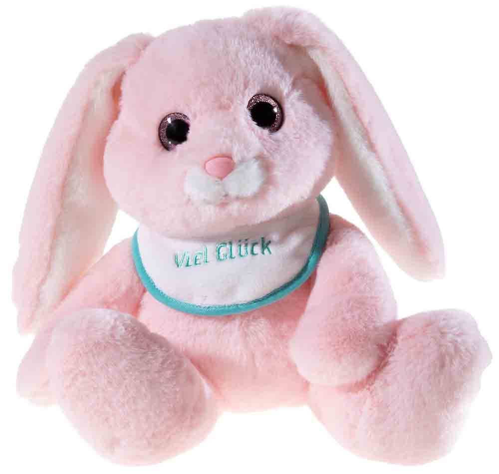 Heunec - Wholesale Stuffed/Plush Toy - Kids & Baby - Bunny Milk Snout Pink With Bib0