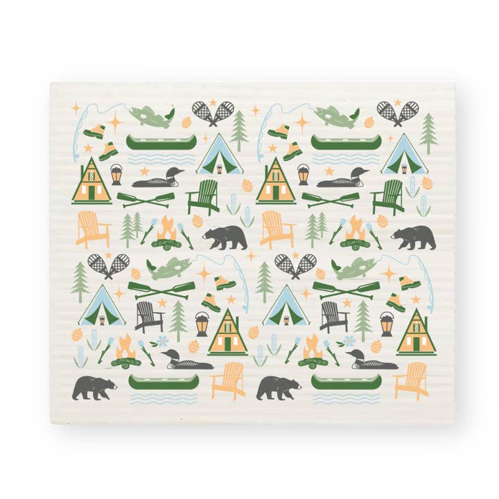 Swedish Dishcloth | Up North Icons for wholesale by Creative Compass