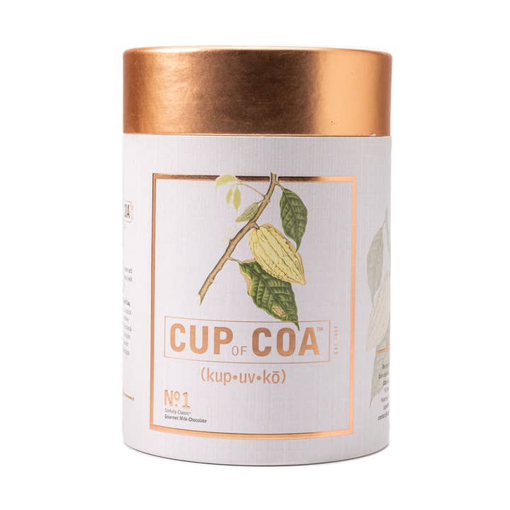 Case of Six No. 1 Sinfully Classic Tins for wholesale by Cup of Coa Inc.