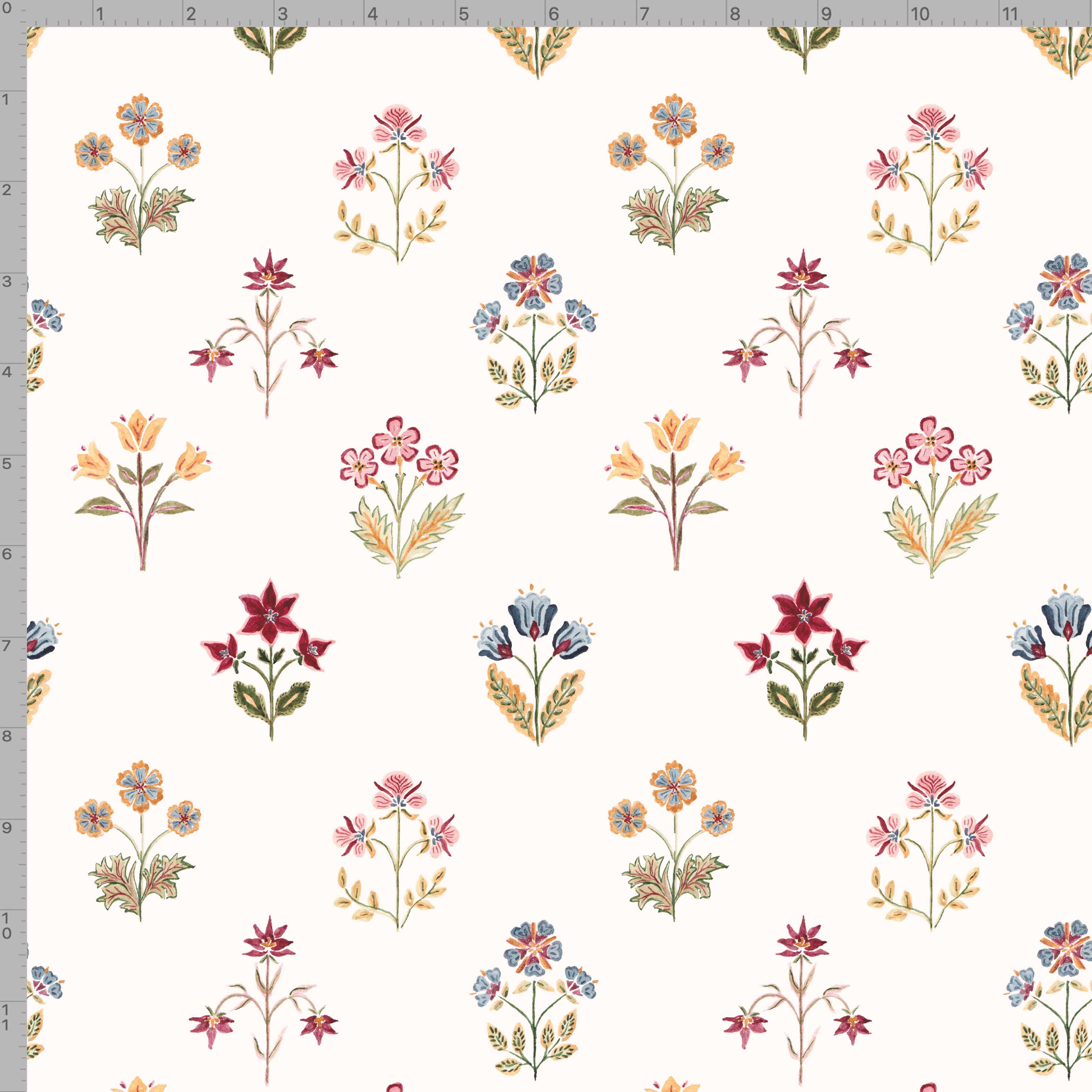 The Illustrated Life - Wholesale Flat Wrap - Christmas Block Print Wrapping Paper Sheets1