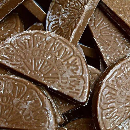 Sweetish- Swedish Candy Wholesale - Wholesale Chocolate - Chocolate Orange Wedges 7.5lbs