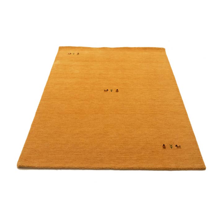 Magic Rugs Inc. - Wholesale Area Rug - Golden Peach 3x5 Modern Solid Color Tribal Rug | Oriental