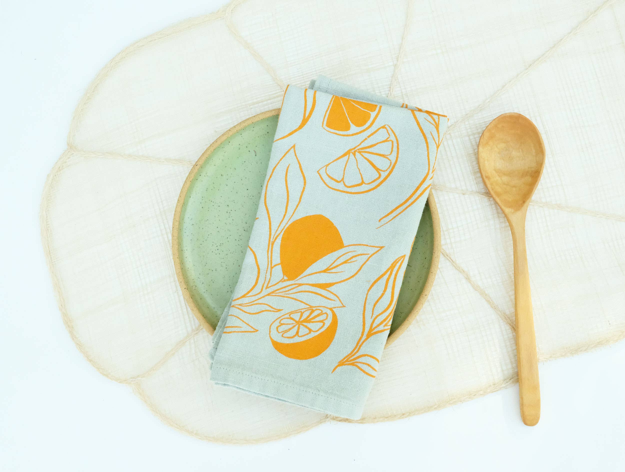 Elana Gabrielle – wholesale Dinner & cloth napkin – Clementine Linen Napkins - Set of 21