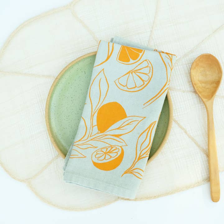 Elana Gabrielle - Wholesale Dinner & cloth napkin - Clementine Linen Napkins - Set of 21
