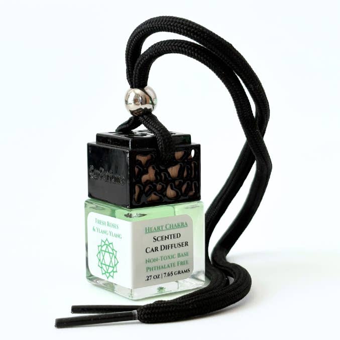 Lit From Above - Wholesale Car Freshener - Unisex - Fresh Roses & Ylang Ylang • Heart Chakra