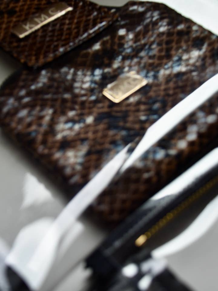 The Clear Crossbody — Espresso for wholesale by KMC Handbags