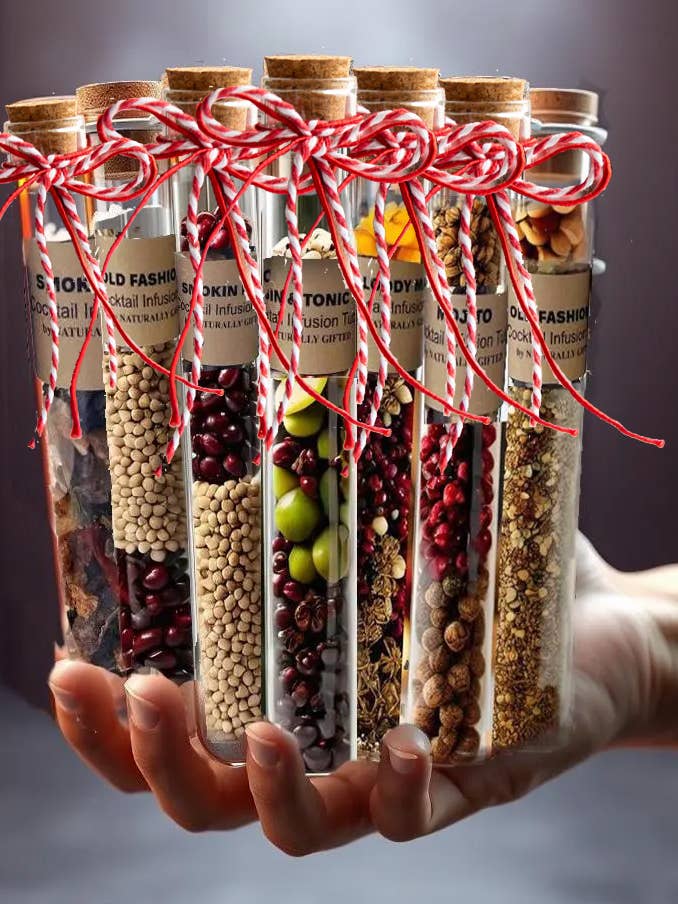 Christmas Cocktail Infusions , Mixed Drink Samplers for wholesale by Naturally Gifted