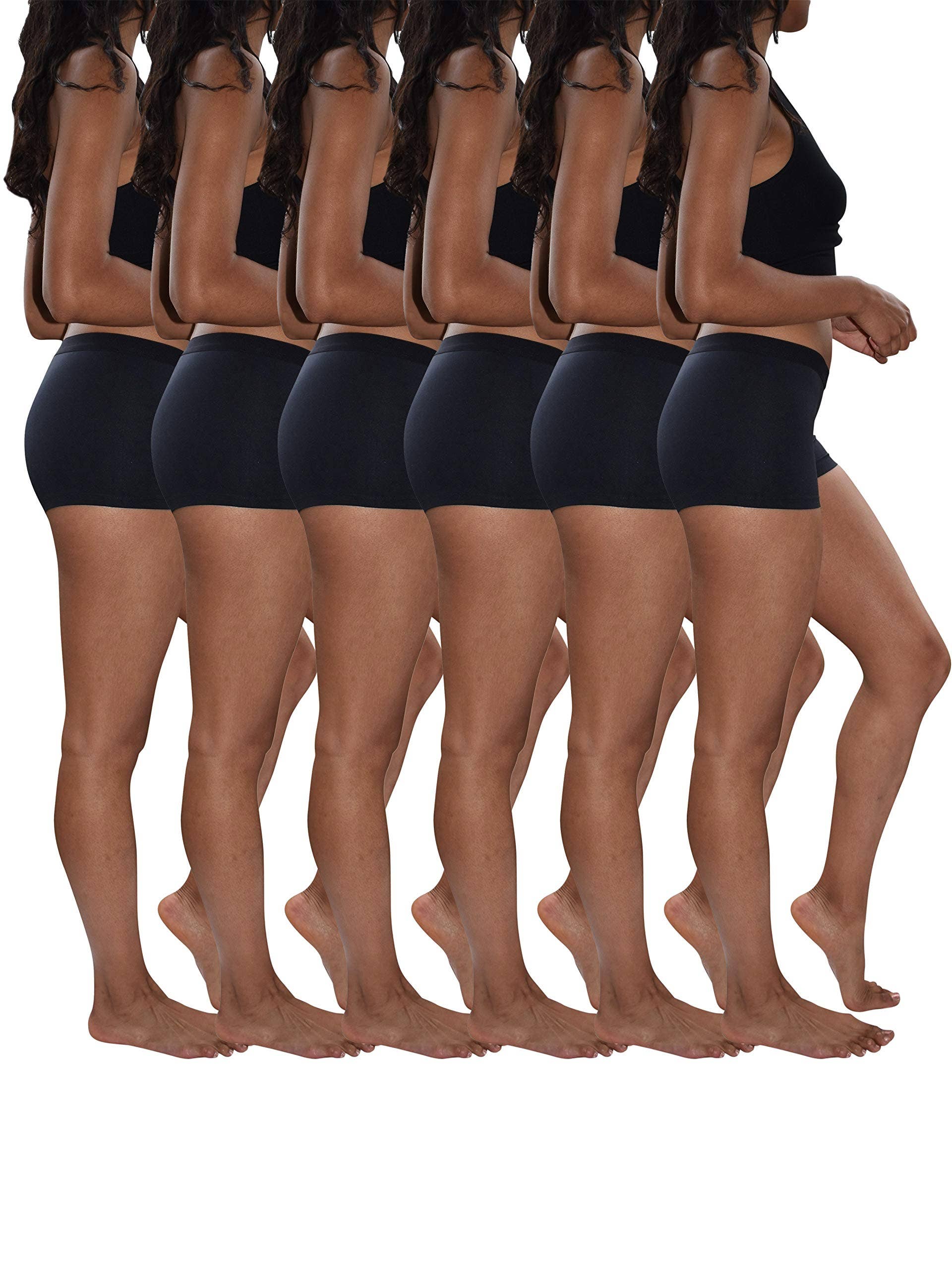 I-Wear Brands - Wholesale Ondergoed - Dames - 6-pack moderne korte boxerbroek voor dames10