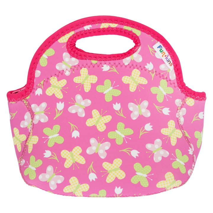 Small, Machine Washable Lunch Bag for Kids - Butterflies for wholesale by My Funkins