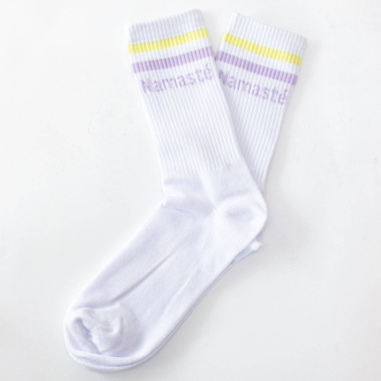 Divasya - Wholesale Socks - Women's - Socks with yoga motif in 2 variants: Inhale Exhale | Namaste5