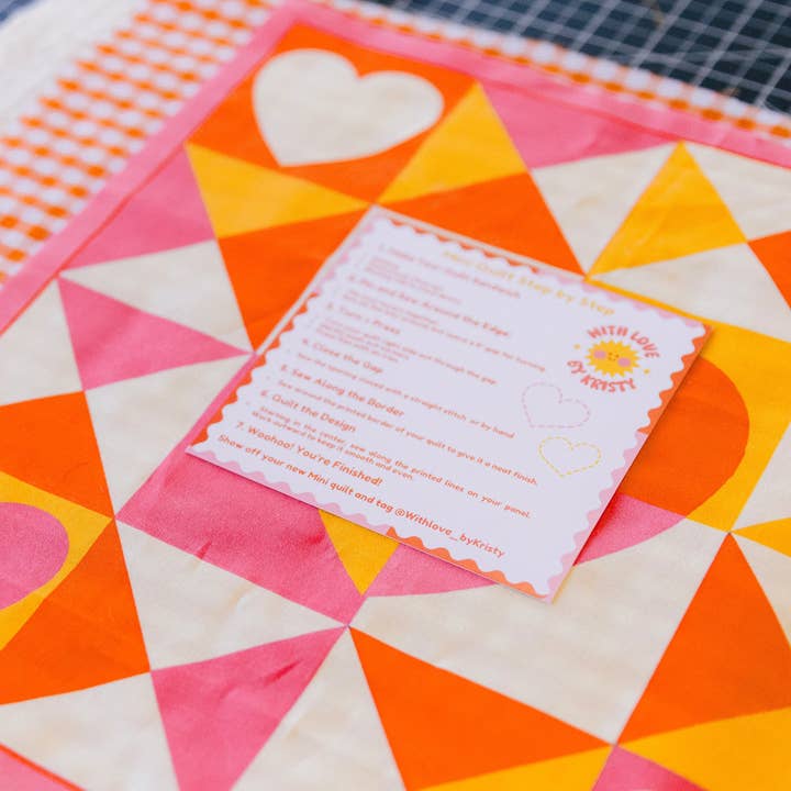 With Love by Kristy - Wholesale Craft Sewing Kit - The Color Me Quilt Kit2