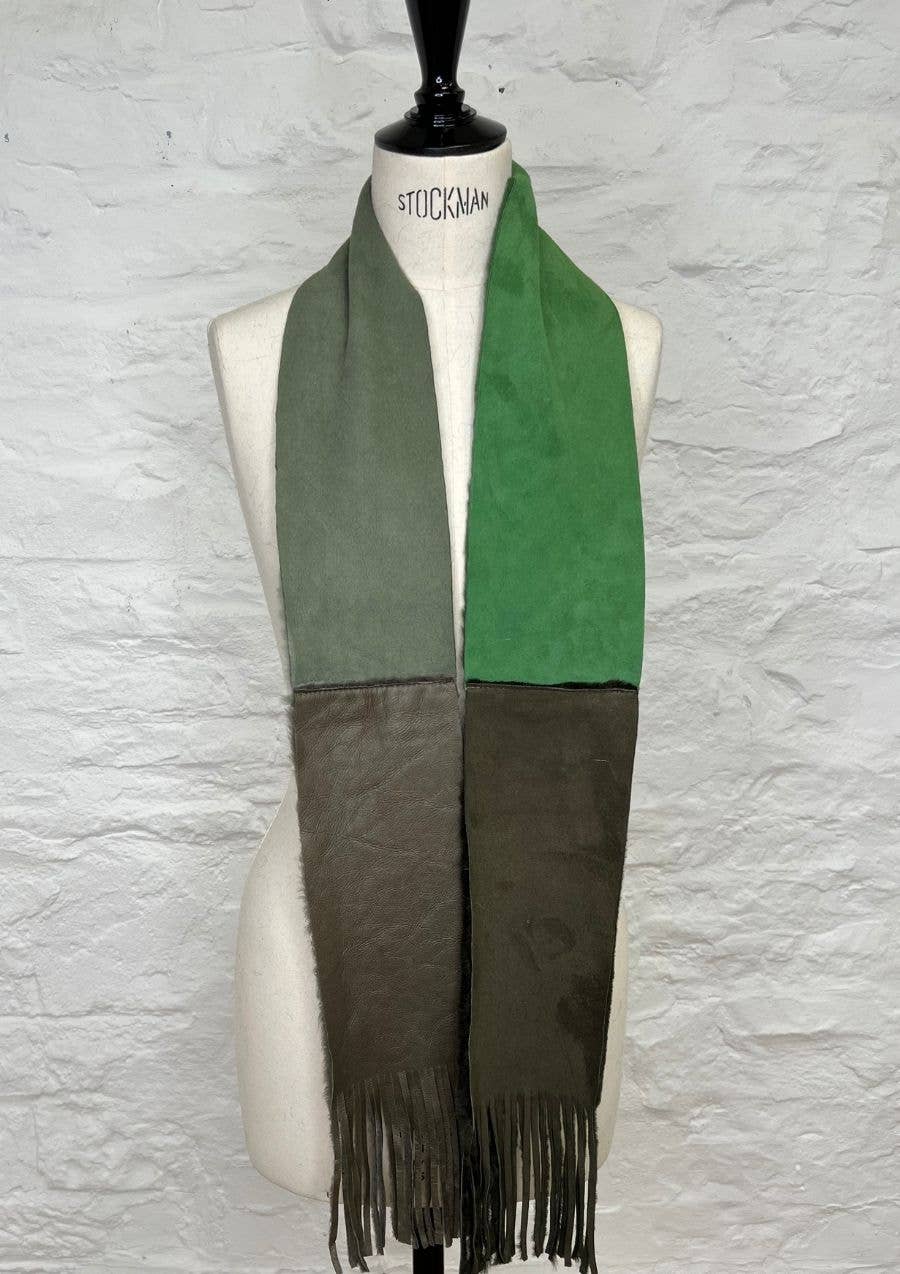 Owen Barry Ltd - Venta al por mayor Bufanda - Mujer - Bufanda de piel de oveja con flecos múltiples | Bufanda Rosie6