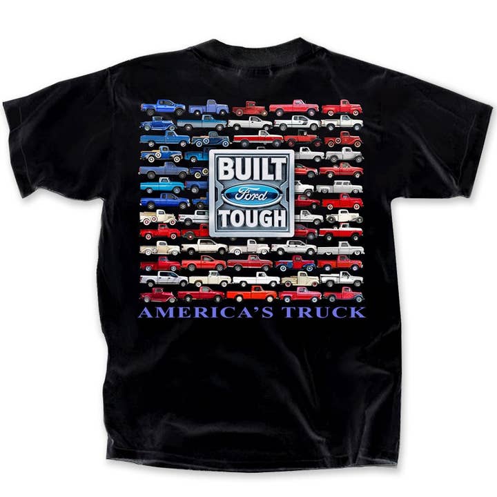 Ford American Flag of Trucks T-Shirt for wholesale by Joe Blow T's
