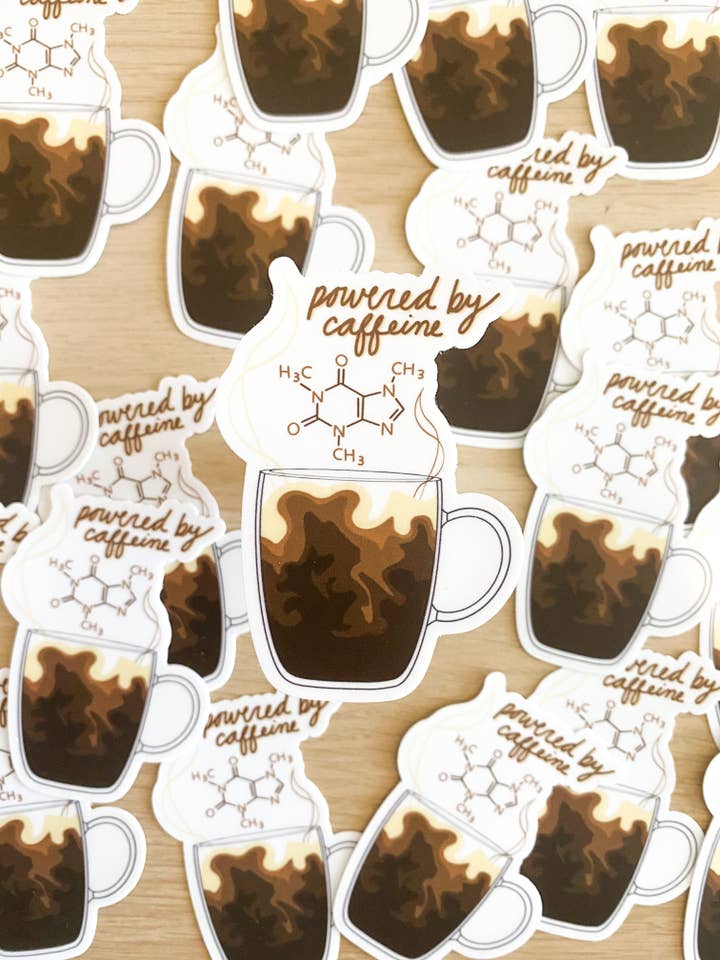 Powered By Caffeine for wholesale by Simply STEM Designs