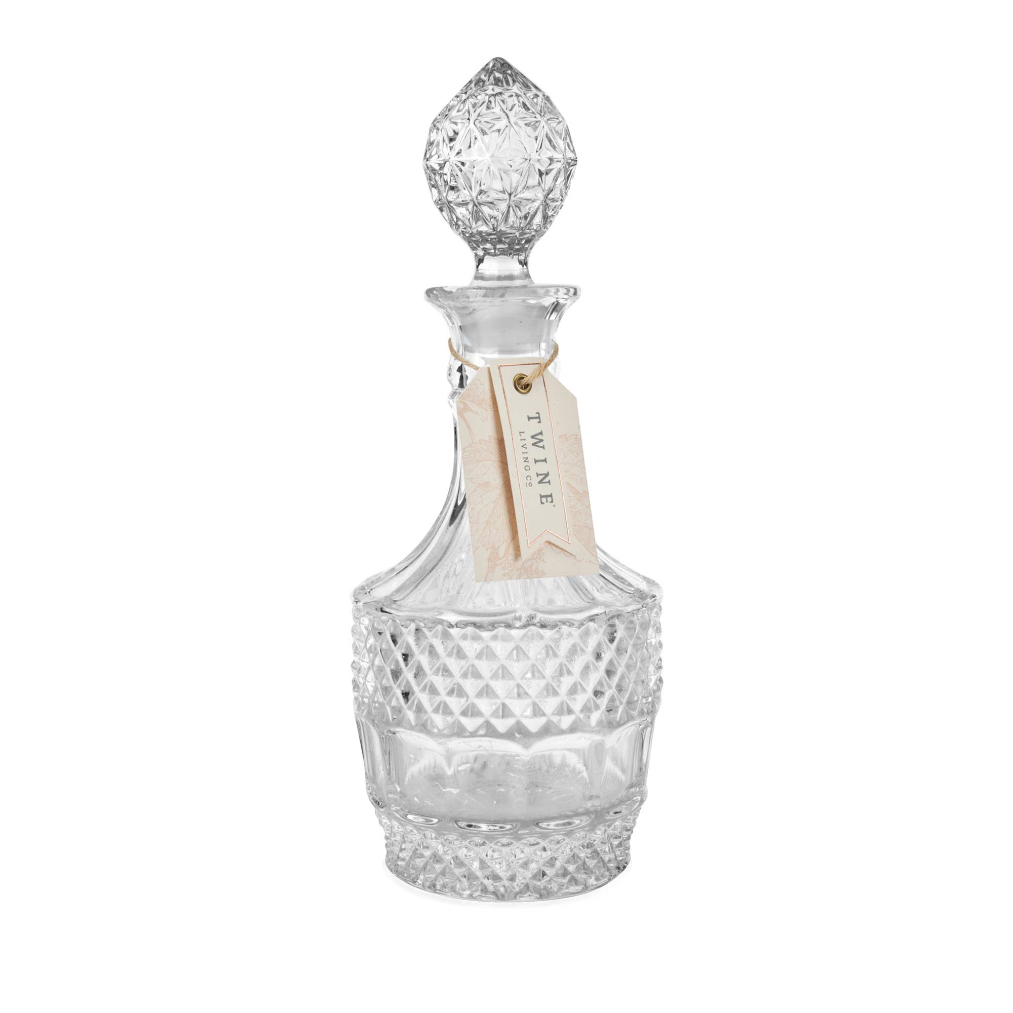 Twine - Vente Carafe - Carafe en cristal facetté de style vintage1