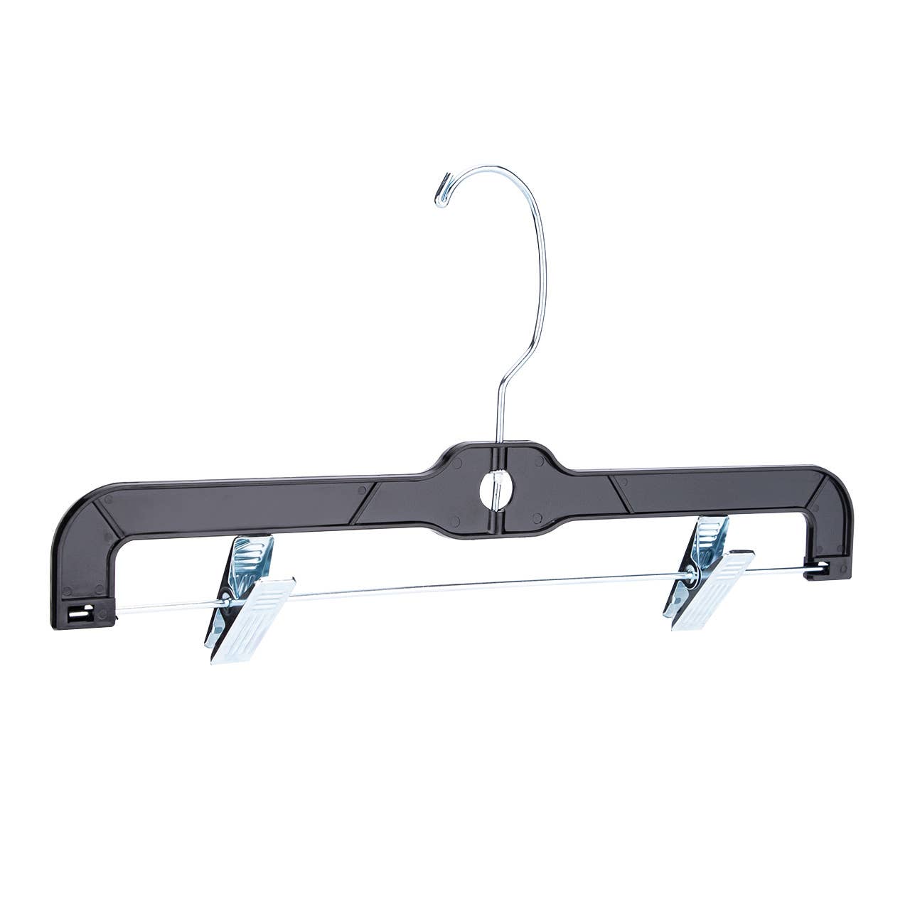 Store Supply Warehouse - Wholesale Clothes Hangers - 14" Black Plastic Skirt And Pants Hangers - Case of 1005