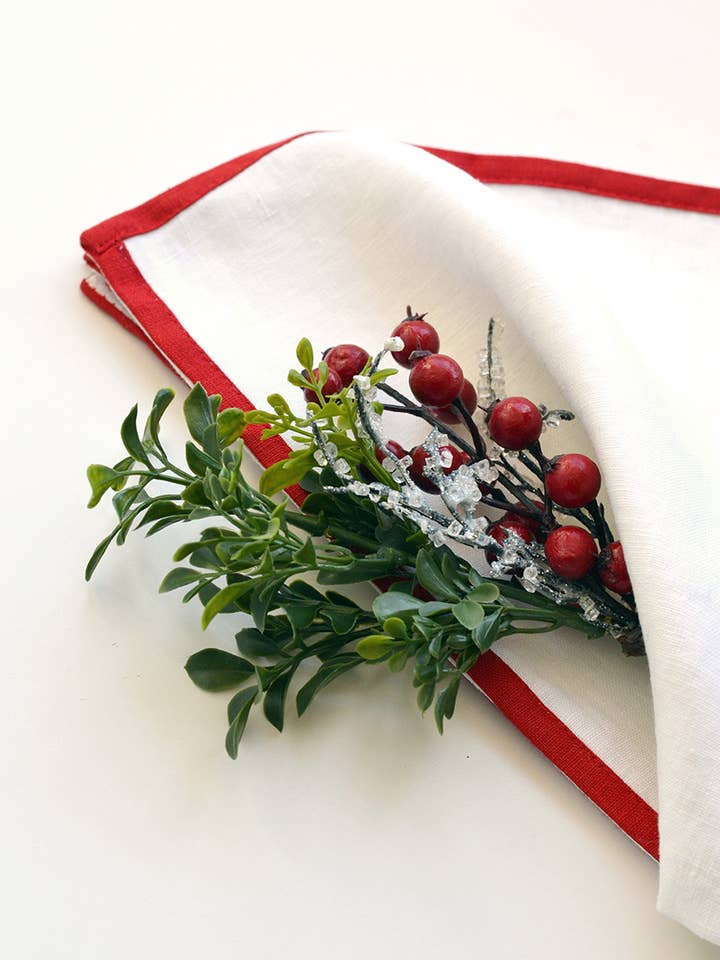 Laurel Linen Napkin - Available 13 Colors for wholesale by Linen Way Inc.