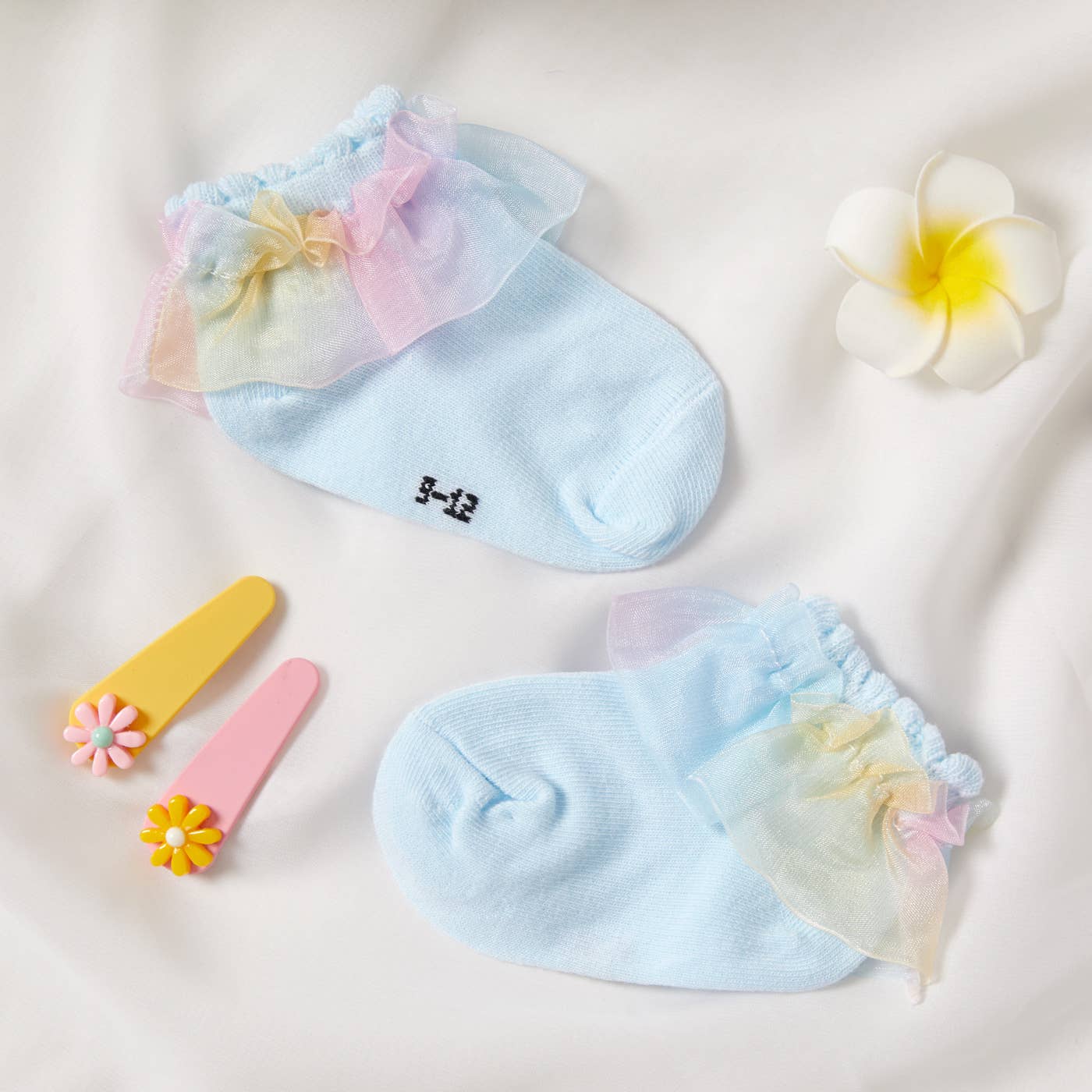 PatPat - Wholesale Sokken - Kinderen en baby - Baby/Peuter/ Kid Mesh Sokken met volants0