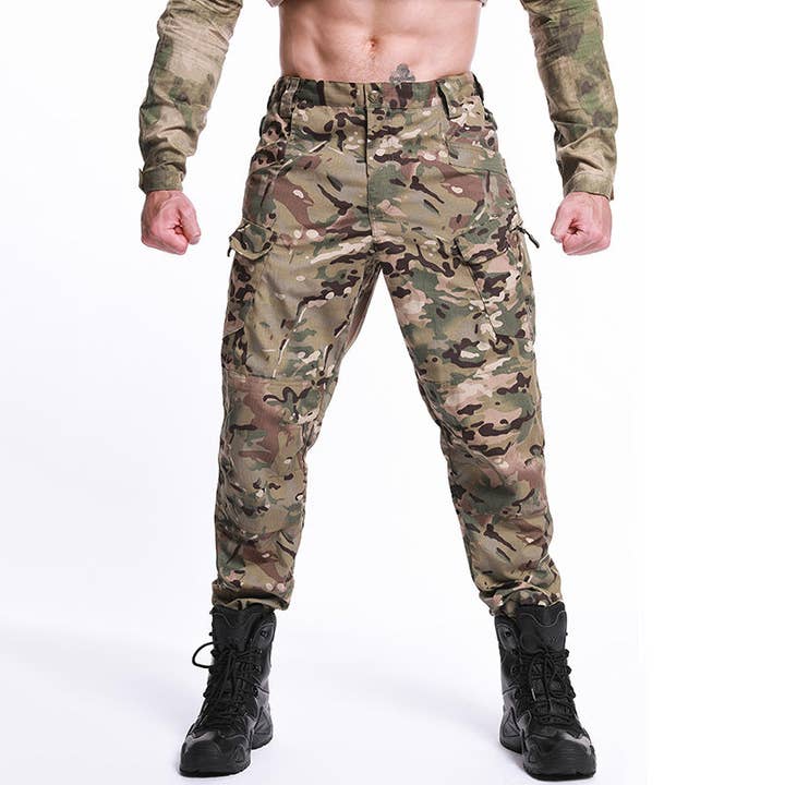 Ecovear - Wholesale Pants - Men's - Outdoor Plaid Anti-tear Multi-pocket Men's Pants6