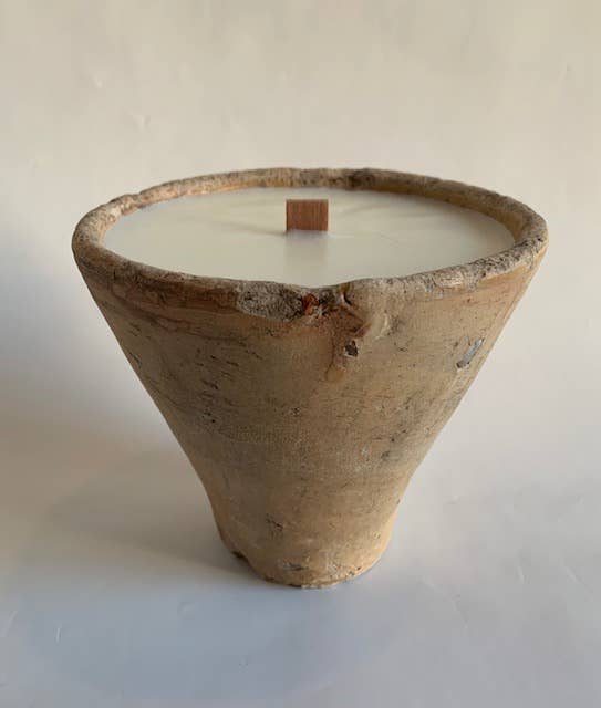 Atelier Bon Sens - Wholesale Jar/Filled Candle - Landes clay candle, “Bois de Provence” scent1