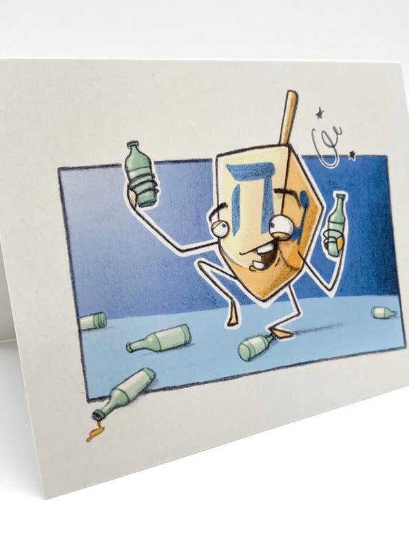 Cartas de Hanukkah Dreidel por atacado de FortHouse Studios