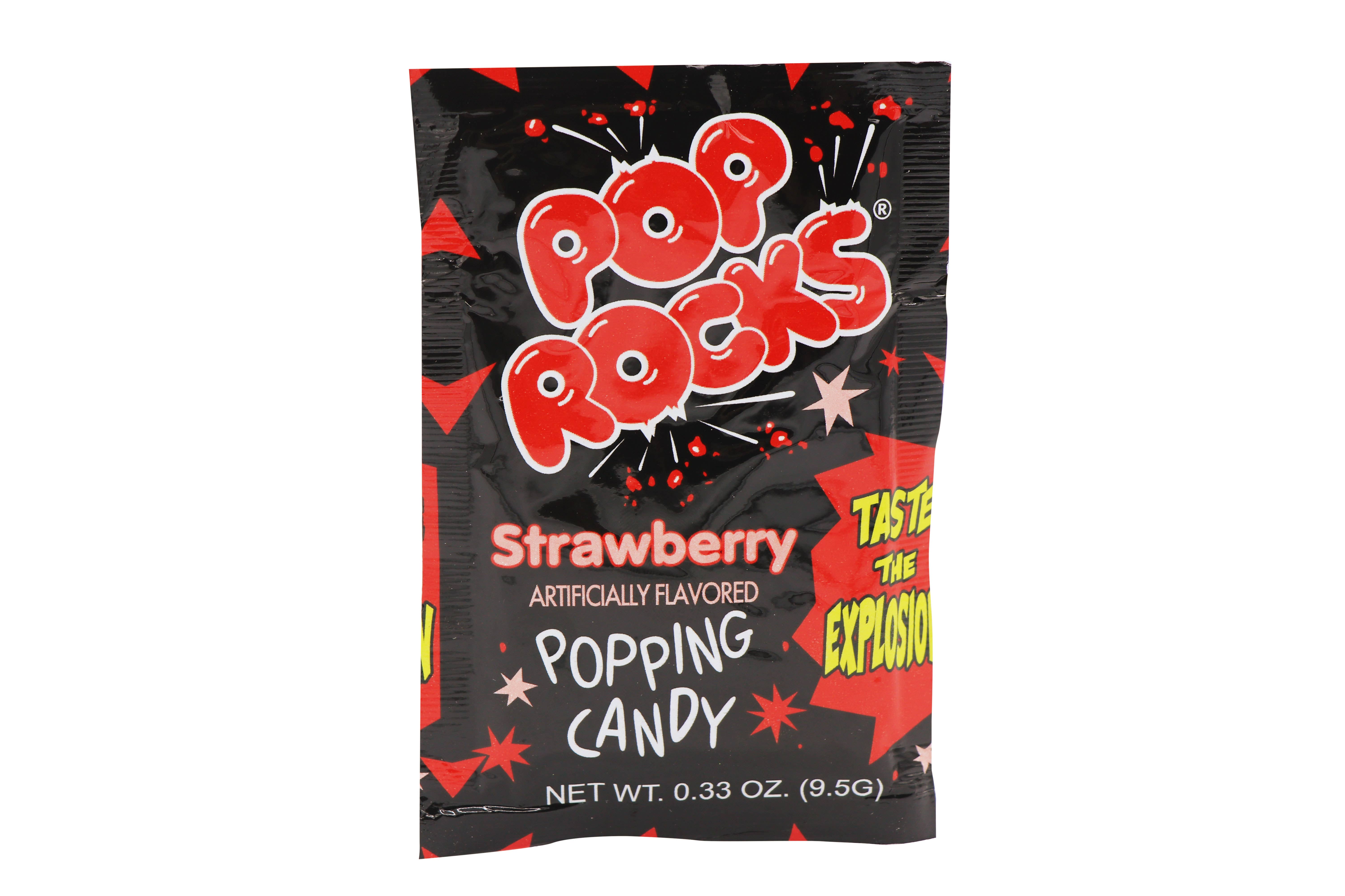 Grandpa Joe's Candy Shop - Wholesale Hard Candy - Pop Rocks, Strawberry, 0.33oz, 24Ct Case1