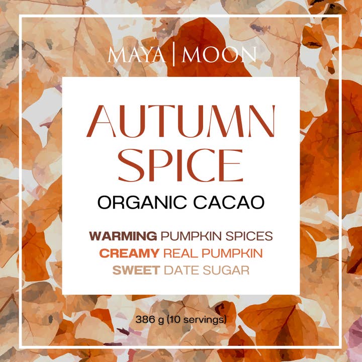 Cacau para Beber com Especiarias de Outono por atacado de Maya Moon Co