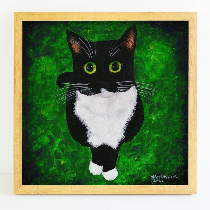 Green Tuxedo Cat Art Print
for wholesale by MeerCatArt