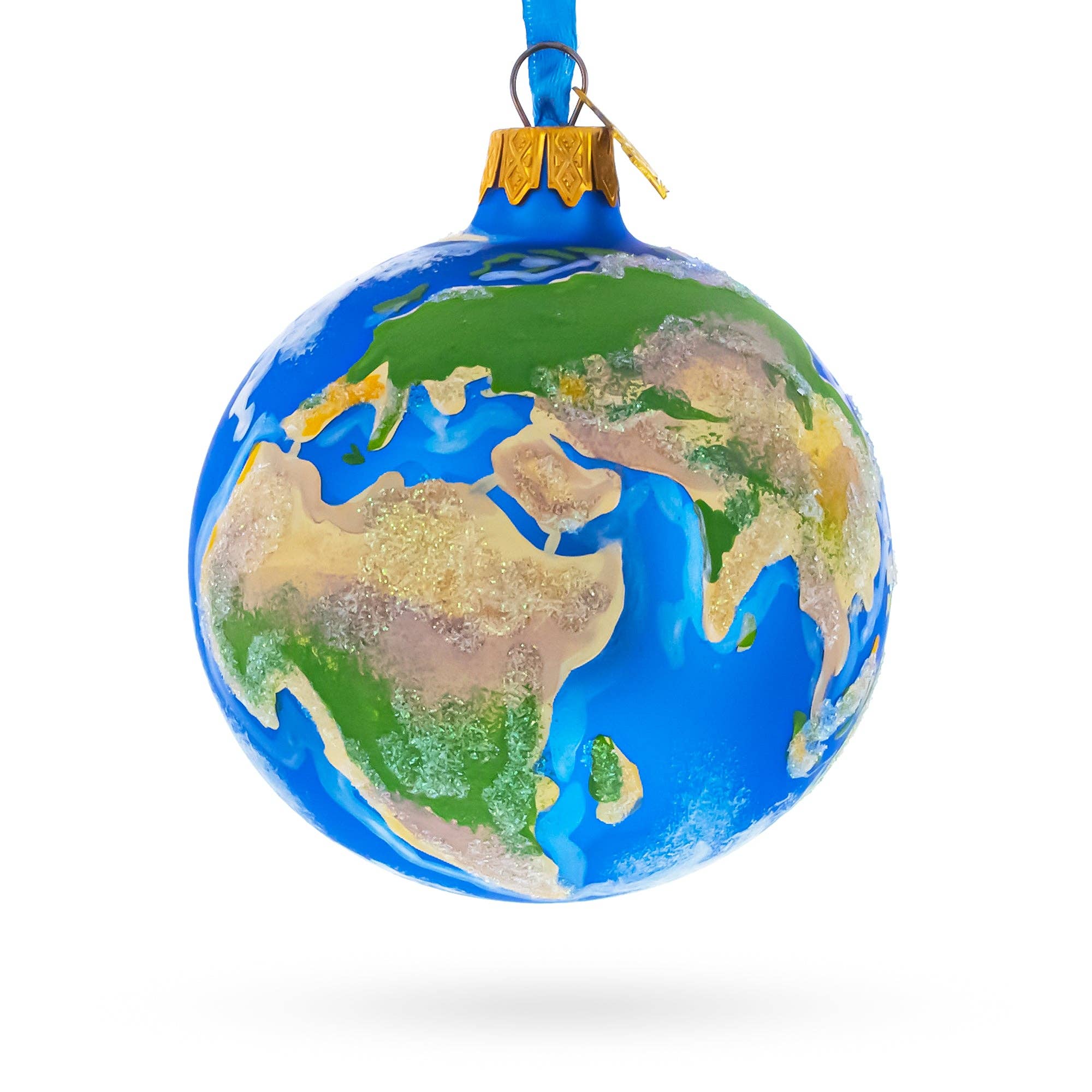 BestPysanky - Wholesale Ornament - Planet Earth Globe Glass Ornament1