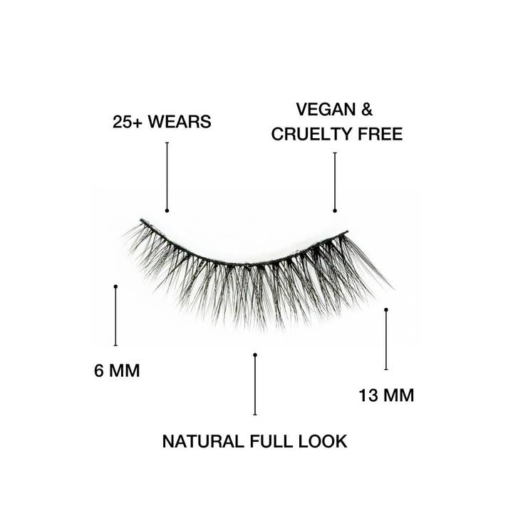 Bali Lash - Vente Faux cils - Faux-cils végétaliens de longueur standard Como2