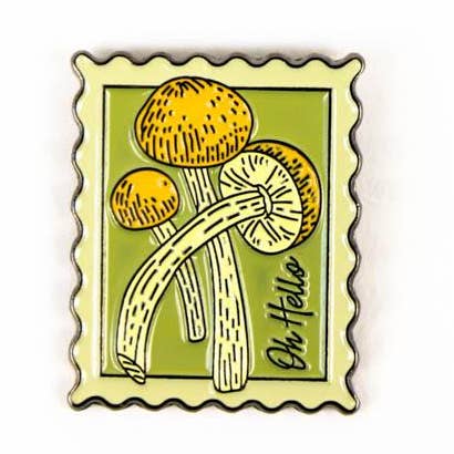 Épinglette en émail Oh, Hello Mushroom pour la vente par Oh, Hello Paper & Gifts