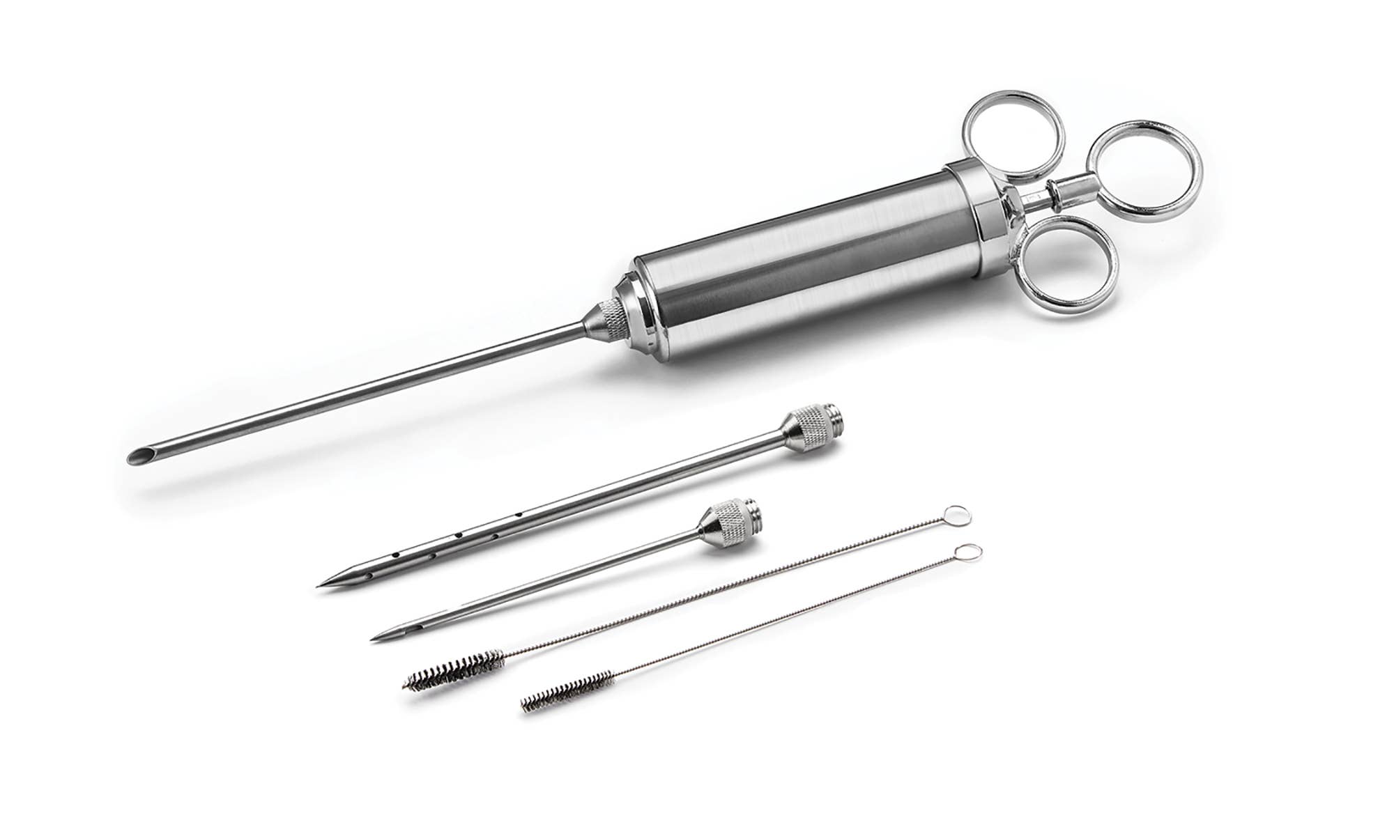 Fox Run Brands - Wholesale Kitchen Tool/Gadget - Outset 6 Piece Meat Injector, Stainless Steel, 10.5" x 7"9