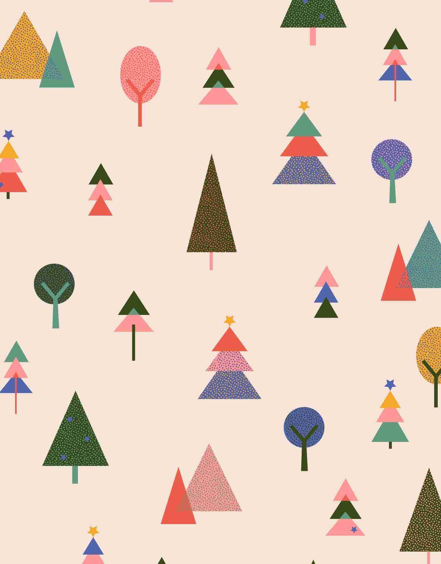 Lala Fete - Wholesale Flat wrap - Xmas forest cream1