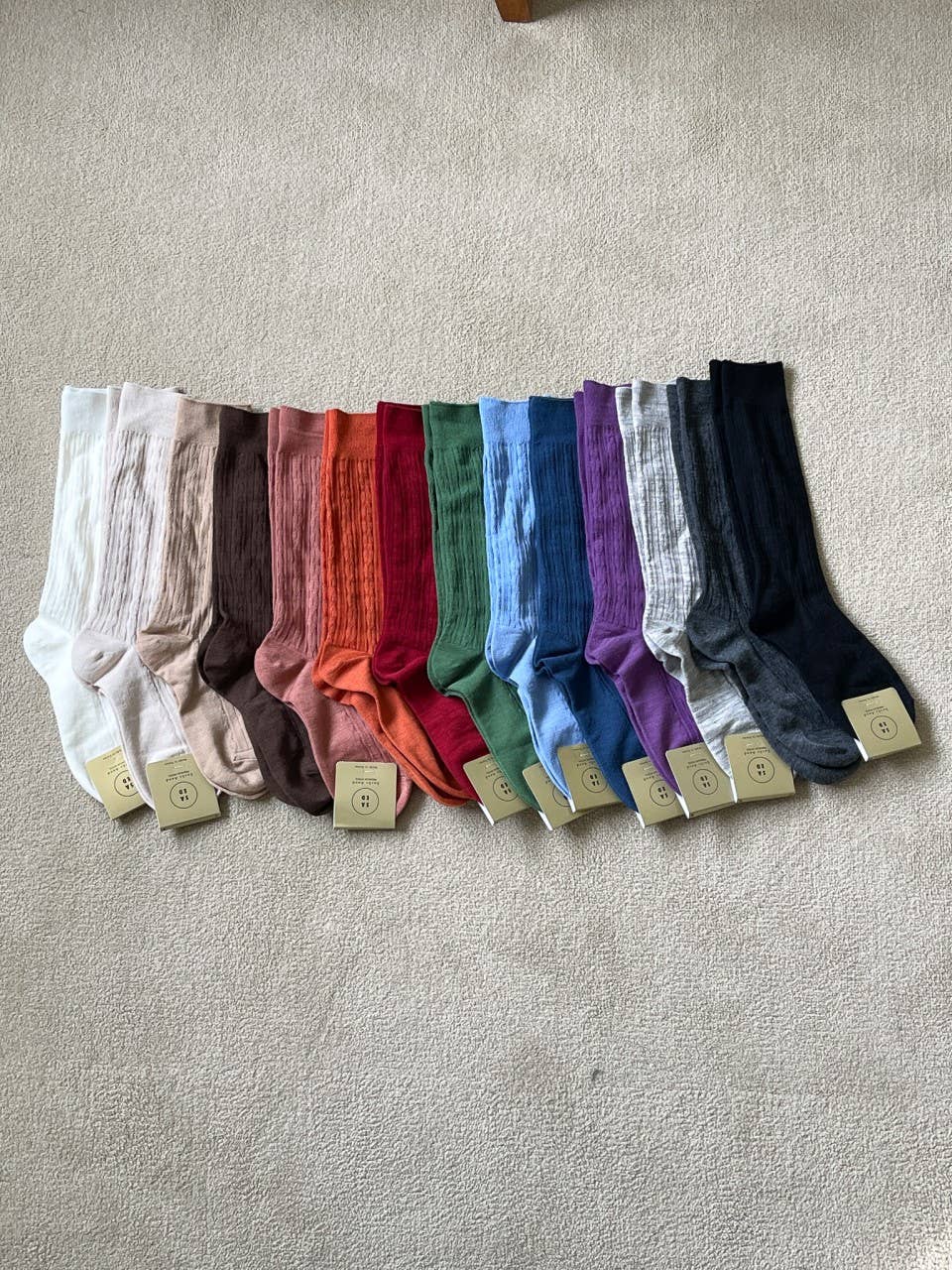 K-Wonderland - Wholesale Socks - Women's - AW Wool Blend Cozy Socks 14colors14