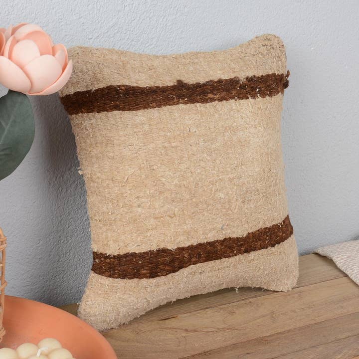 Vintage Turkish Kilim Pillow 12x12 Handmade Cushion for wholesale by Kilim Pillow Decors