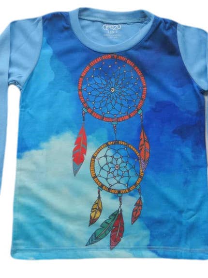 Camiseta de manga larga Catch Your Dreams para venta al por mayor de Deezo kids