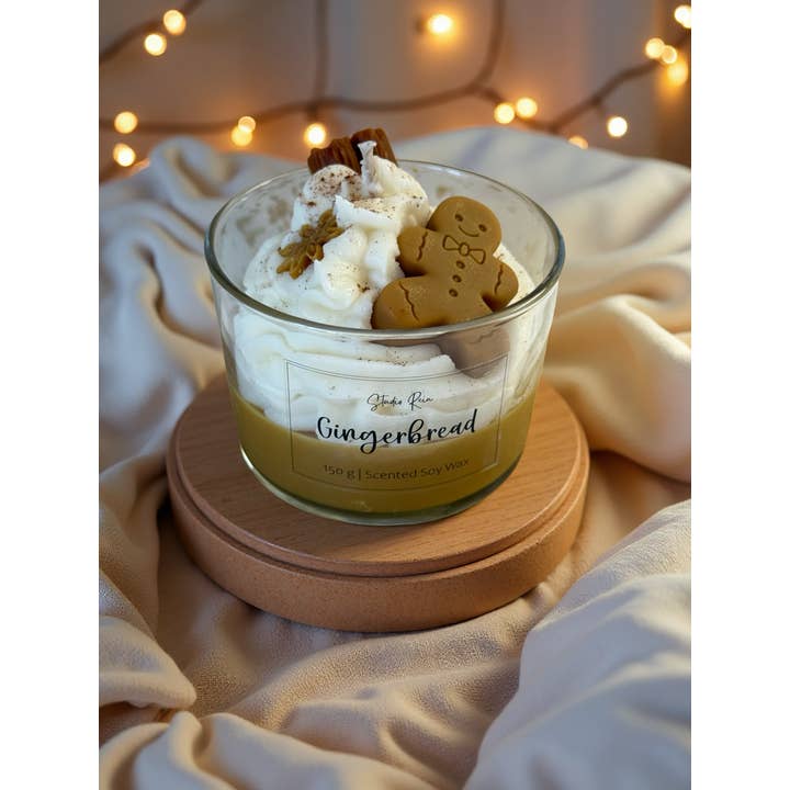 Studio Rein - Wholesale Jar/Filled Candle - Gingerbread Soy Wax Candle1