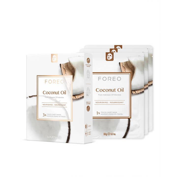 Foreo - Wholesale Skincare Face Mask - Farm To Face Sheet Mask Coconut Oil 3 Pack