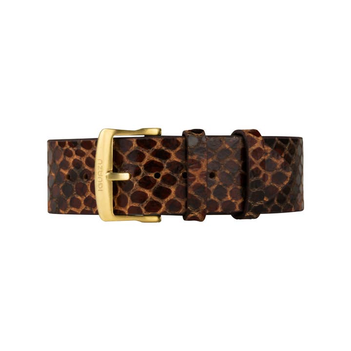Iguazu watches - Wholesale Watch band/strap – Women's - Strap "Zara" Caramel Leopard1