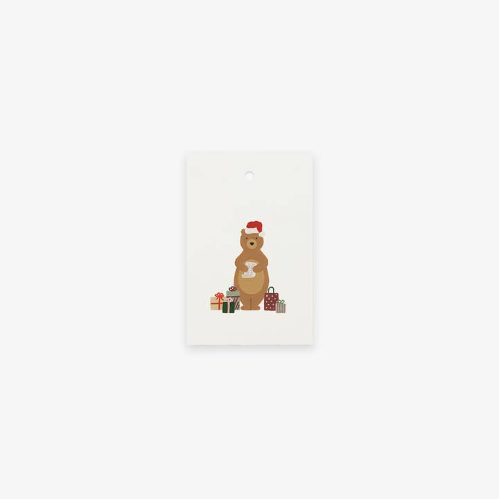 Christmas Gift Tags // Christmas Bear for wholesale by Kartotek Copenhagen