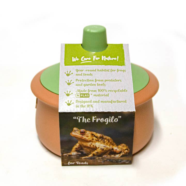 Wildlife World - Vente Bibelots/décorations d'extérieur - Frogilo - Maison pour grenouilles et crapauds fabriquée au Royaume-Uni
