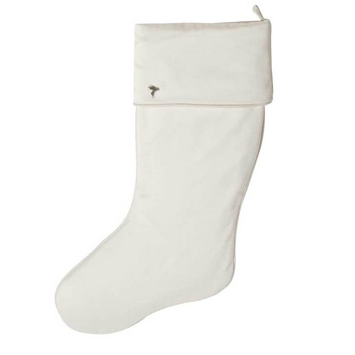 Ivory Christmas Stocking for wholesale by Fig & Dove