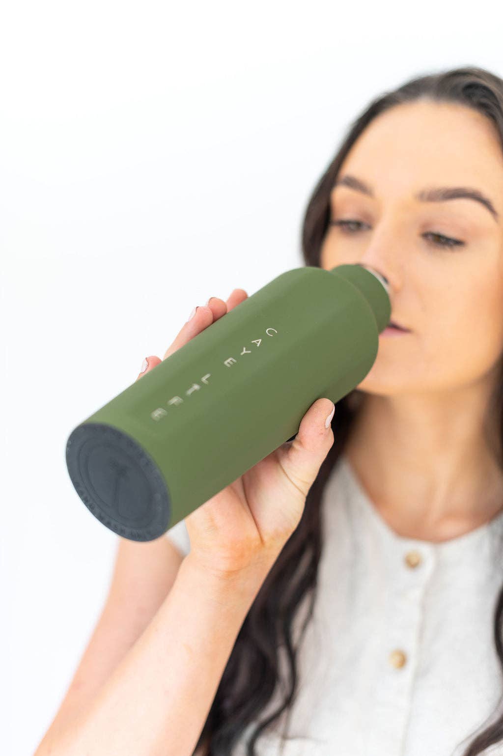 Caye Life - Wholesale Water bottle - Galapagos | 500ml Reusable Bottle | Matte Green5