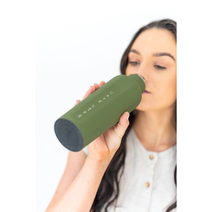 Caye Life - Wholesale Water bottle - Galapagos | 500ml Reusable Bottle | Matte Green5