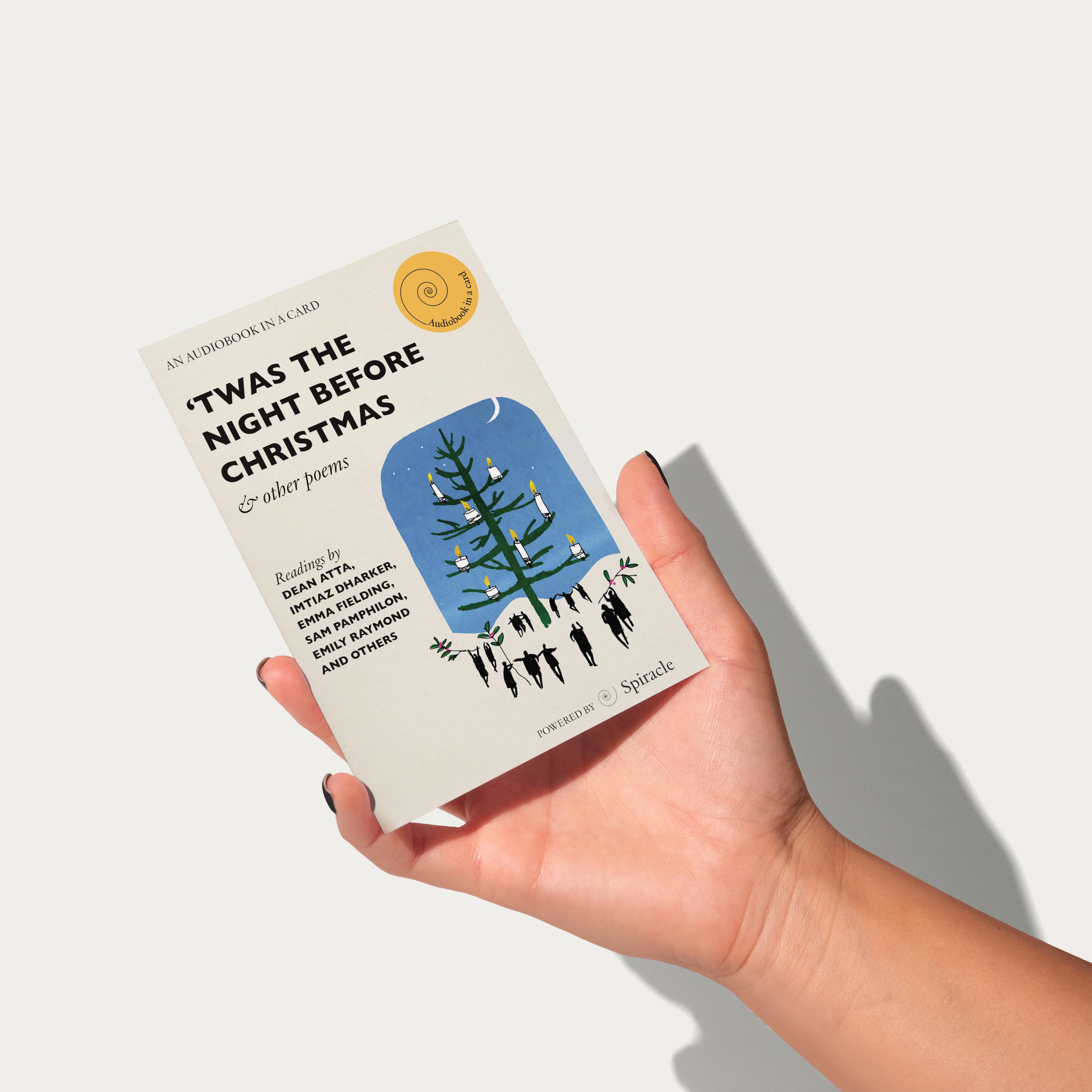 Spiracle Audiobooks - Wholesale Christmas Card - ’Twas the Night Before Christmas Audiobook Gift5