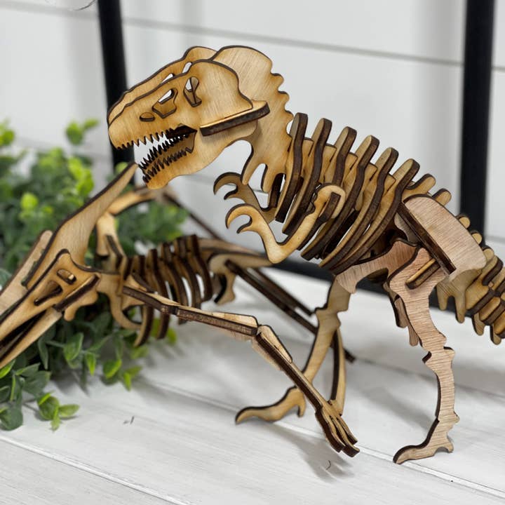 Wholesale Wood 3D Dinosaur Puzzle Volume for your store Faire